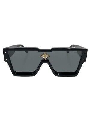 Exc+++ Auth LOUIS VUITTON Cyclone Sunglasses Z1578E BLACK w Exc+++ Auth LOUIS VUITTON Cyclone Sunglasses Z1578E BLACK w
