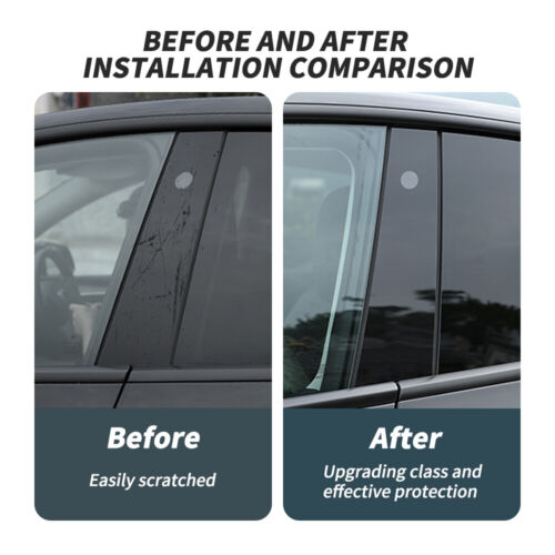 Center Column TPU Protect Film Anti-scratch B-pillar Film Fit for Tesla Model Y - Picture 2 of 8