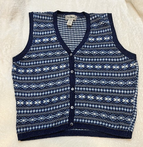 L.L. Bean Sweater vest size L | eBay