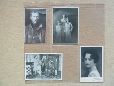 FAMILLE ROYALE DE BELGIQUE (3CP Non Usées) + REINE ASTRID (1CP Non Usée)