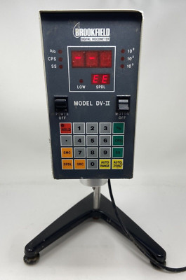 Brookfield DV-II / LVTDV-II Digital Viscometer w/ Stand *Tested*
