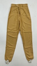 VTG 90s Guess High Waisted Stirrup Pants Yellow Tapered 24x31 USA Street