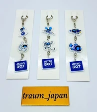 Sony Playstation5 PS5 Astro Bot Bonus 3 Types Acrylic Key Ring Set from Japan