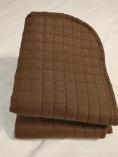 SOUTHSHORE FINE LINENS 2 KING PILLOW SHAMS BROWN QUILTED