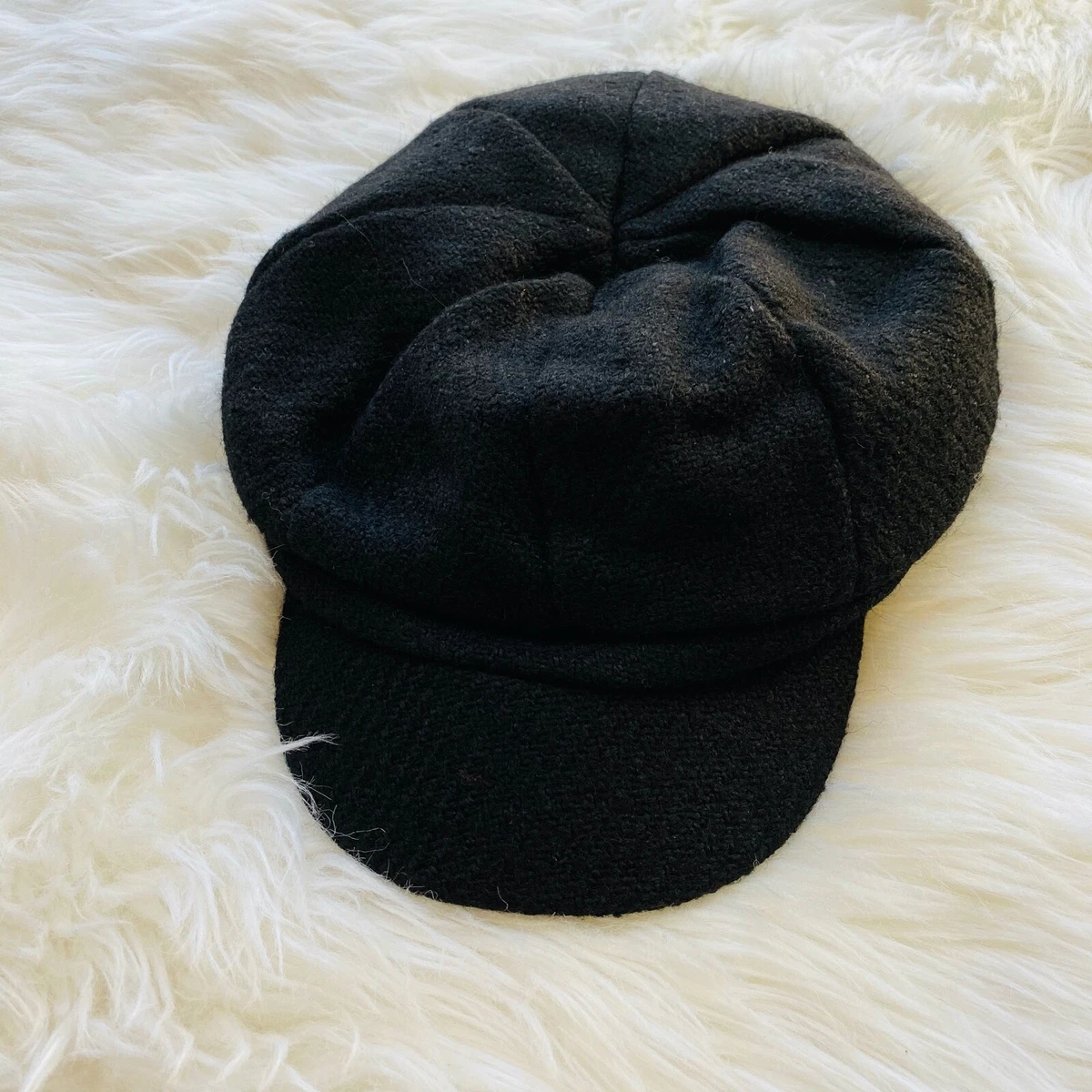 Men s Shandon Cap Newsboy Cabbie Ireland wool Hat black no size