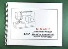 Singer 4432 Instruction Manual: 66 Pages & Protective Covers
