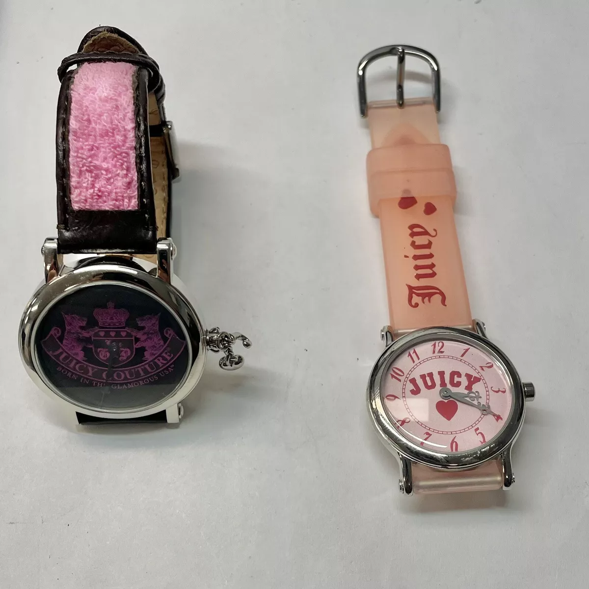 Juicy couture watches leather strap cheap