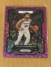 2023-24 NBA PRIZM FAST BREAK PINK DISCO JULIAN CHAMPAGNIE SPURS 15/50