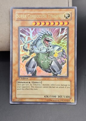 yugioh super conductor tyranno deck NM Yu-Gi-Oh! TCG Super Conductor Tyranno SD09-En001 Super Rare 1st Edition