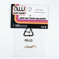 Auto World XTraction Chassis Parts Cluster Gear Shaft Rivet Ho Slot Car PSCXT...