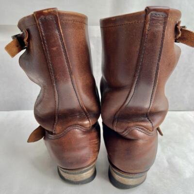 Red Wing Engineer Boots 8258 Brown Leather 100th Anniversary