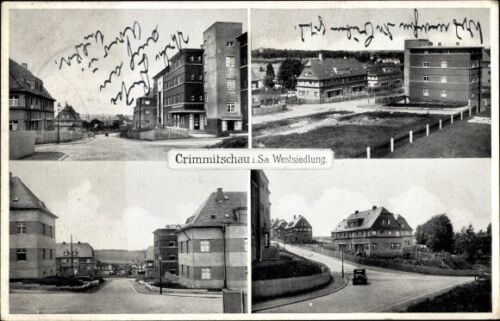Carte postale Crimmitschau en Saxe, Westsiedlung - 10856453 - Photo 1/2
