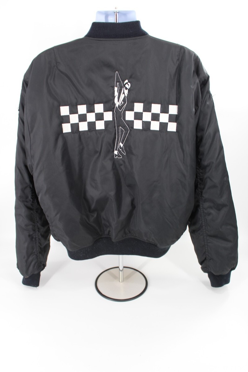 VTG 80s MA-1 Jacket SKA-JAZZ New York Ensemble The Scofflaws Men's