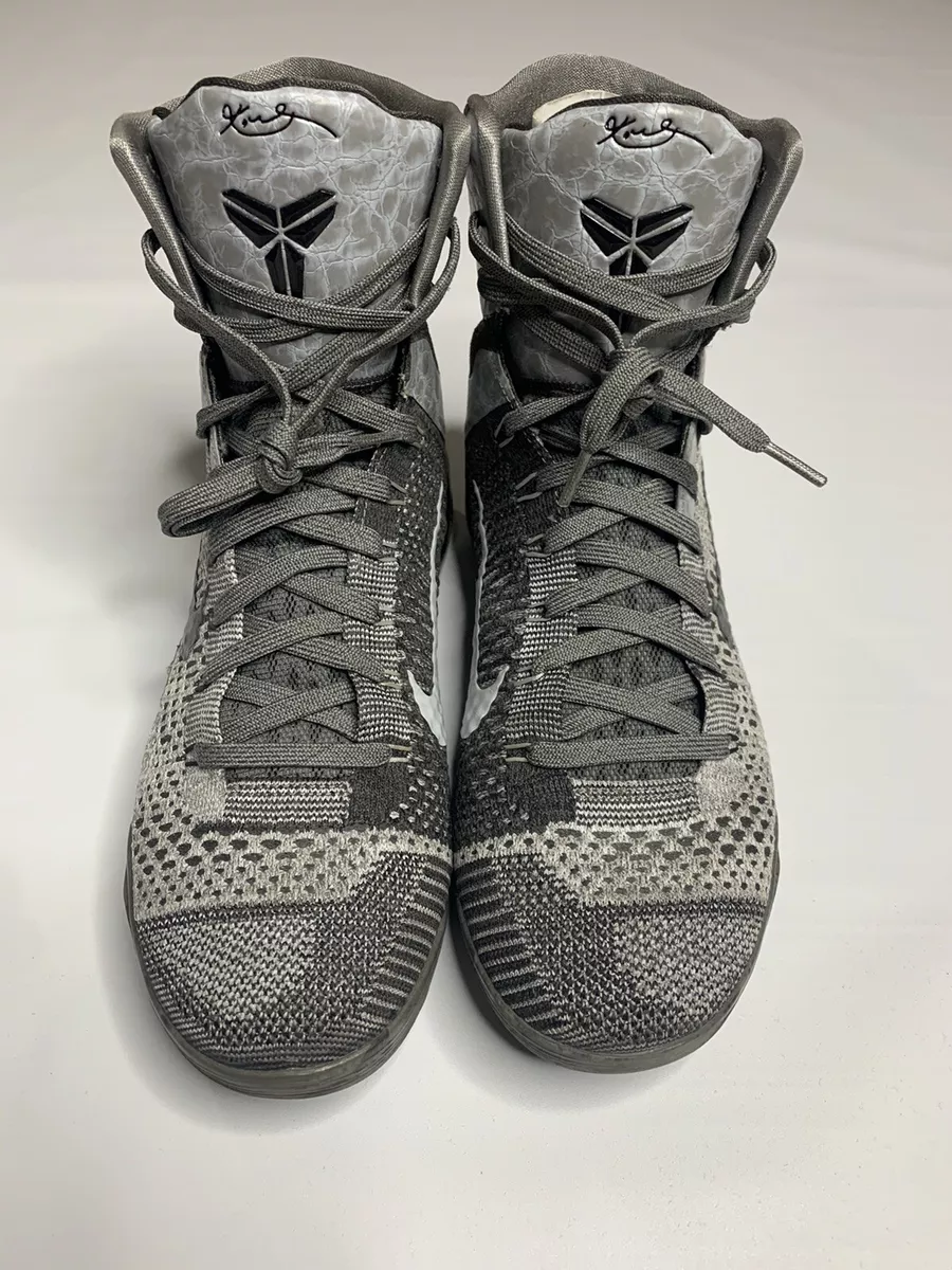 Kobe 9 Elite Detail Gray And Black. Size 9. Excellent Condition