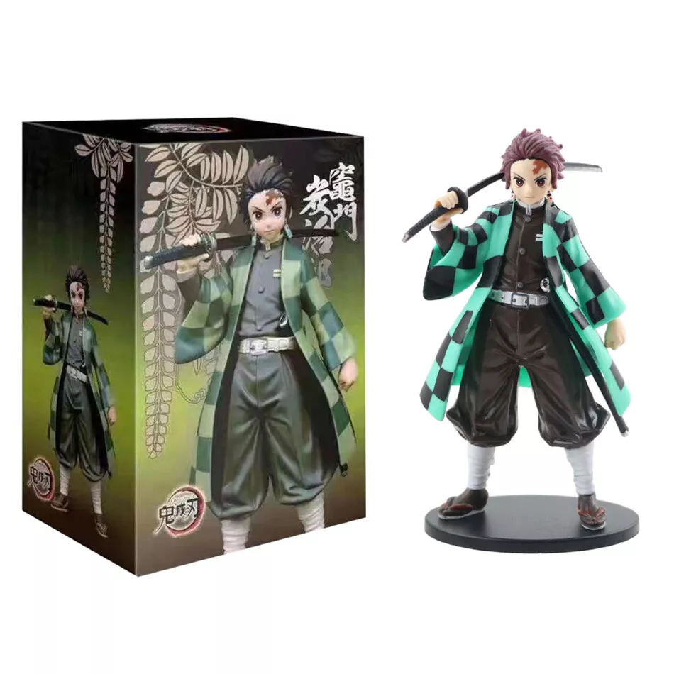 Gazaar Boneco Kimetsu No Yaiba Kamado Tanjiro, 16 cm, boneco de desenho  animado, estátua de Ainme japonês, modelo colecionável, ornamentos de mesa