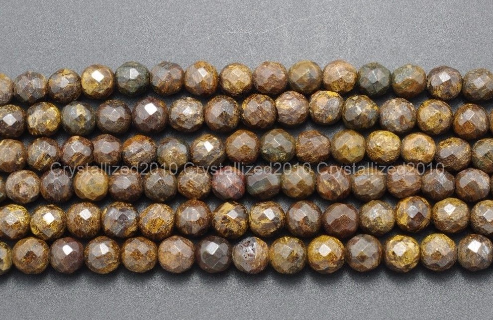 Brown Crystal Beads Natural Brown Bronzite Gemstone Beads 6mm Round - 58-62 Pieces Per Strand For Jewelry Making 6mm Round Natural Brown Beads For Jewelry Making - Foto 10