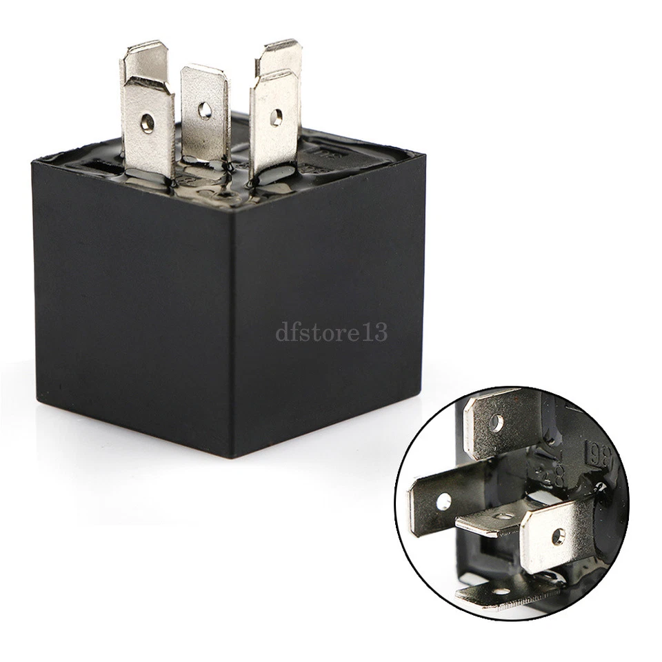 Relais Répétiteur 5 Broches 12V 40A SPDT pour Voiture Automobile Moto - Photo 2/4