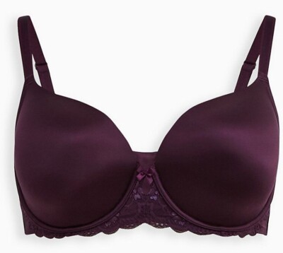 Torrid T-shirt lightly lined SHINE STRAIGHT back bra  NWT  44DD 46DD 46D
