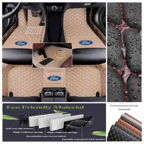 For Ford All Models Car Floor Mats Custom Waterproof Auto Liners Carpets Luxury - Bild 2 von 39