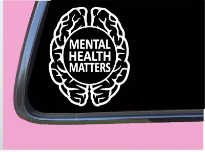 Mental Health Matters TP 630 6'' Brain Function Decal Sticker Alzheimer awareness