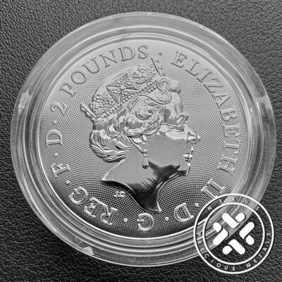 龍 銀1オンス2枚 2019 1 oz .9999 Silver $1 Australian Double Dragon Coin