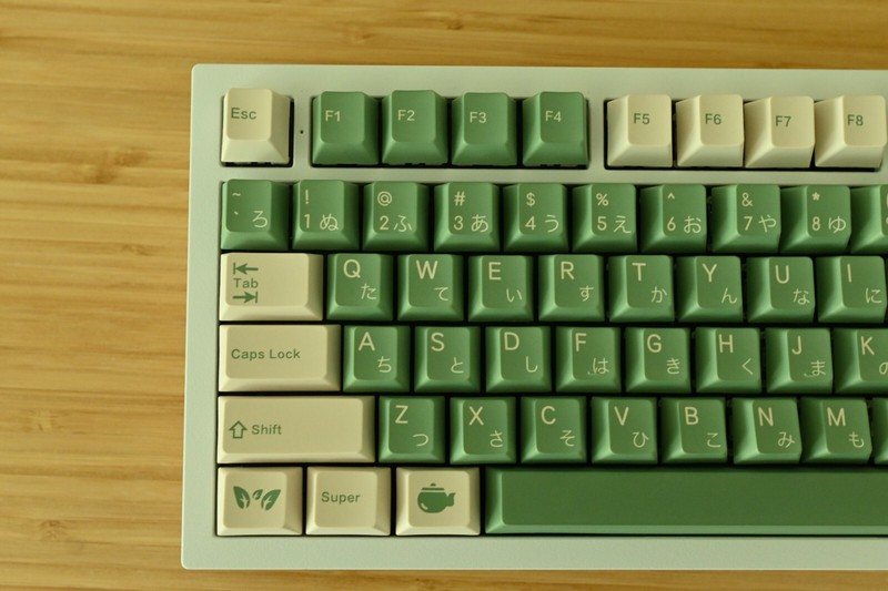 Matcha Japanese Green Tea Cafe Theme Keycap Set for Mechanical Keyboard
