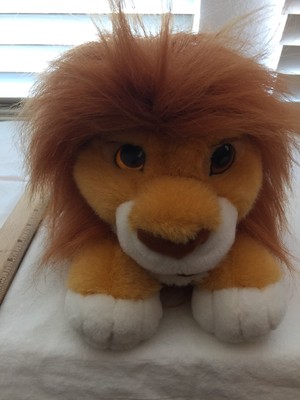 Disney The Lion King Mufasa Plush Vintage Authentic 1993 Mattel Walt Disney 14