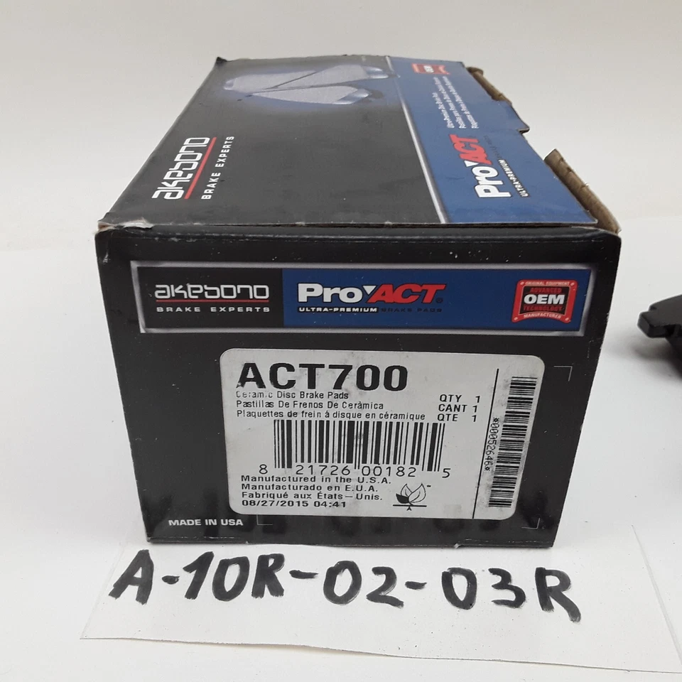 Pastilha de freio dianteira compatível com Kia Optima 2001-03 Hyundai Tiburon Elantra Sonata 1992-2006 - Imagem 4 de 4