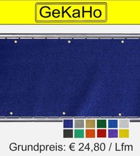 Balkonbespannung 100 cm hoch Sichtschutz Balkon Windschutz Zaun Zaunblende 200g