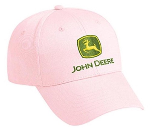 John Deere Baseball Cap Damen OSM pink grün Traktor Bauernhof Mädchen verstellbare Passform - Bild 1 von 6