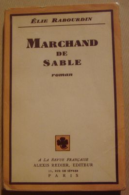 RABOURDIN Elie - SANDHÄNDLER - WIDMUNG - 1932