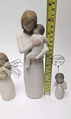 Willow Tree Figurine Lot - Child of My Heart, Love My Cat, Miss You, w Affection - Picture 7 of 16