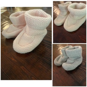 gap knit booties