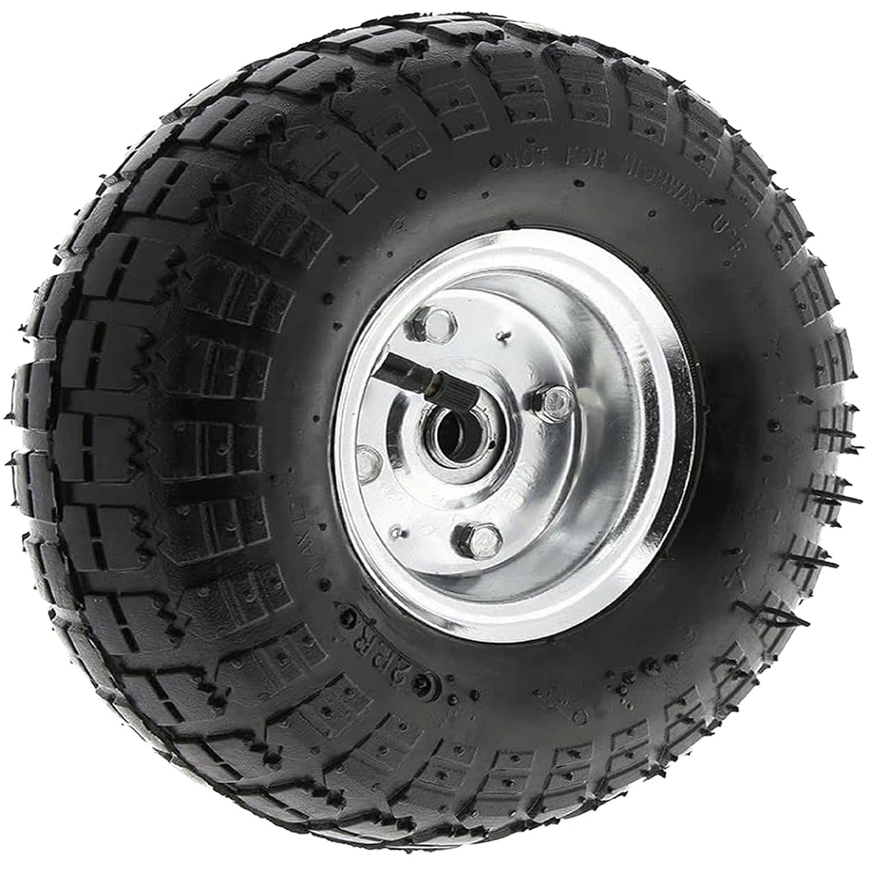 BUYSTARGET 10" PNEUMATIC SACK TRUCK TROLLEY WHEEL BARROW TYRE HEAVY DUTY WHEEL 4.10/3.5-4.0