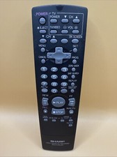 Genuine Sharp Remote Control RRMCG1236AJSB Video Cassette Recorder