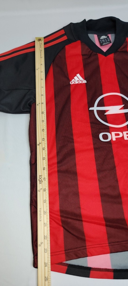VTG Adidas AC Milan Opel Red/Black Authentic 2002 Soccer