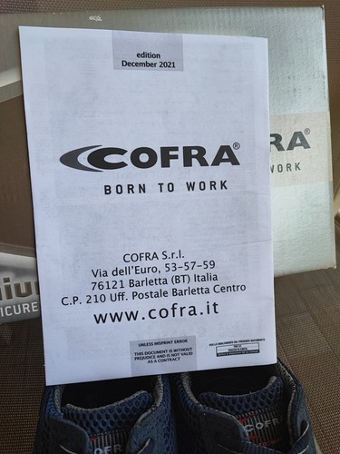 scarpe antinfortunistica cofra - Foto 6 di 7