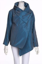 maria calderara giacca avvolgente 2 = D 38 grigio verde