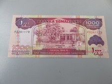 Papiergeld Somaliland Geldschein 1000 Schilling Fds Somalia