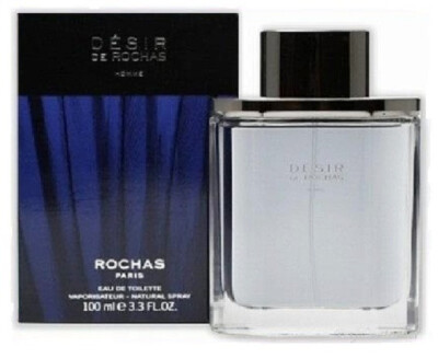 DESIR Rochas Homme Eau Toilette 100Ml. Spray 3.3 Fl. Oz.
