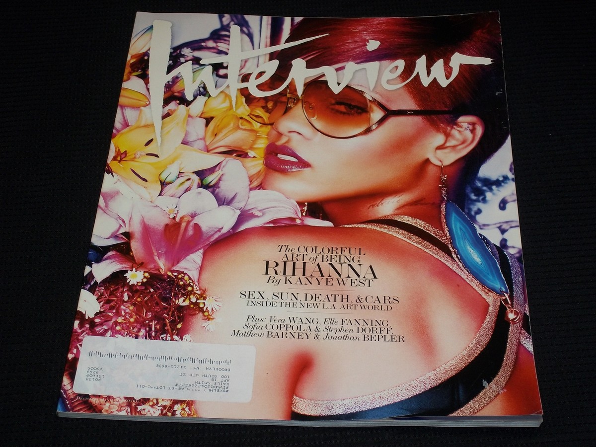 2011 DECEMBER INTERVIEW MAGAZINE RIHANNA COVER O 13499