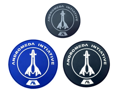 Andromeda Initiative Leuchten im Dunkeln Mass Effect PVC Klett Abzeichen Patch