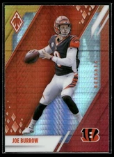 2021 Panini Phoenix Joe Burrow FIRE BURST PARALLEL SP Cincinnati Bengals #20 🔥