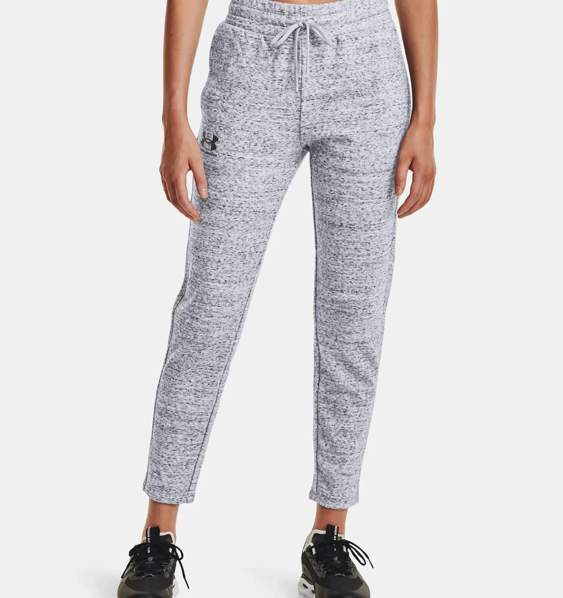 UNDER ARMOUR Women's UA Rival French Terry Joggers NWT Mod Gray