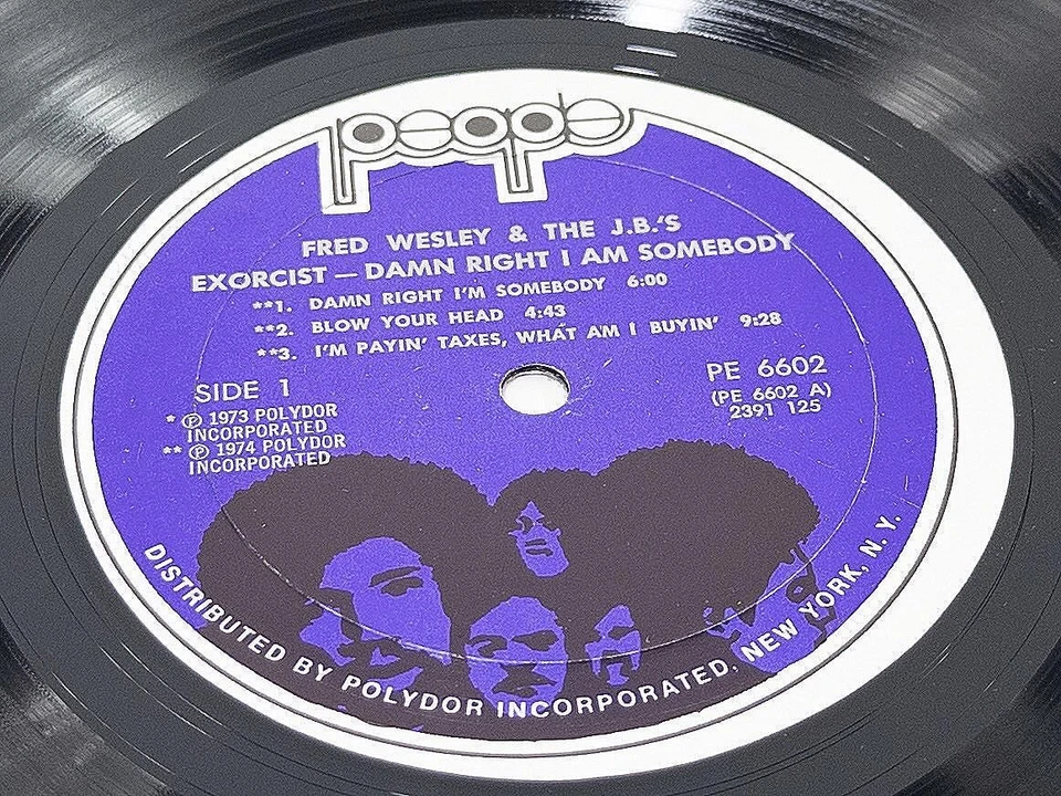 Fred Wesley And The J.B.'S Damn Right I Am Somebody Vinyl LP 6602 1st 1974 VG+ - Image 4 of 4