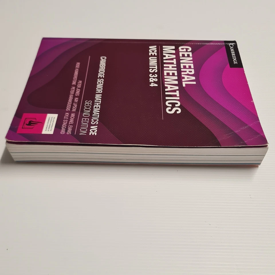 General Mathematics VCE Units 3&4 Cambridge Senior Maths 2nd Edition Textbook - Image 4 of 4