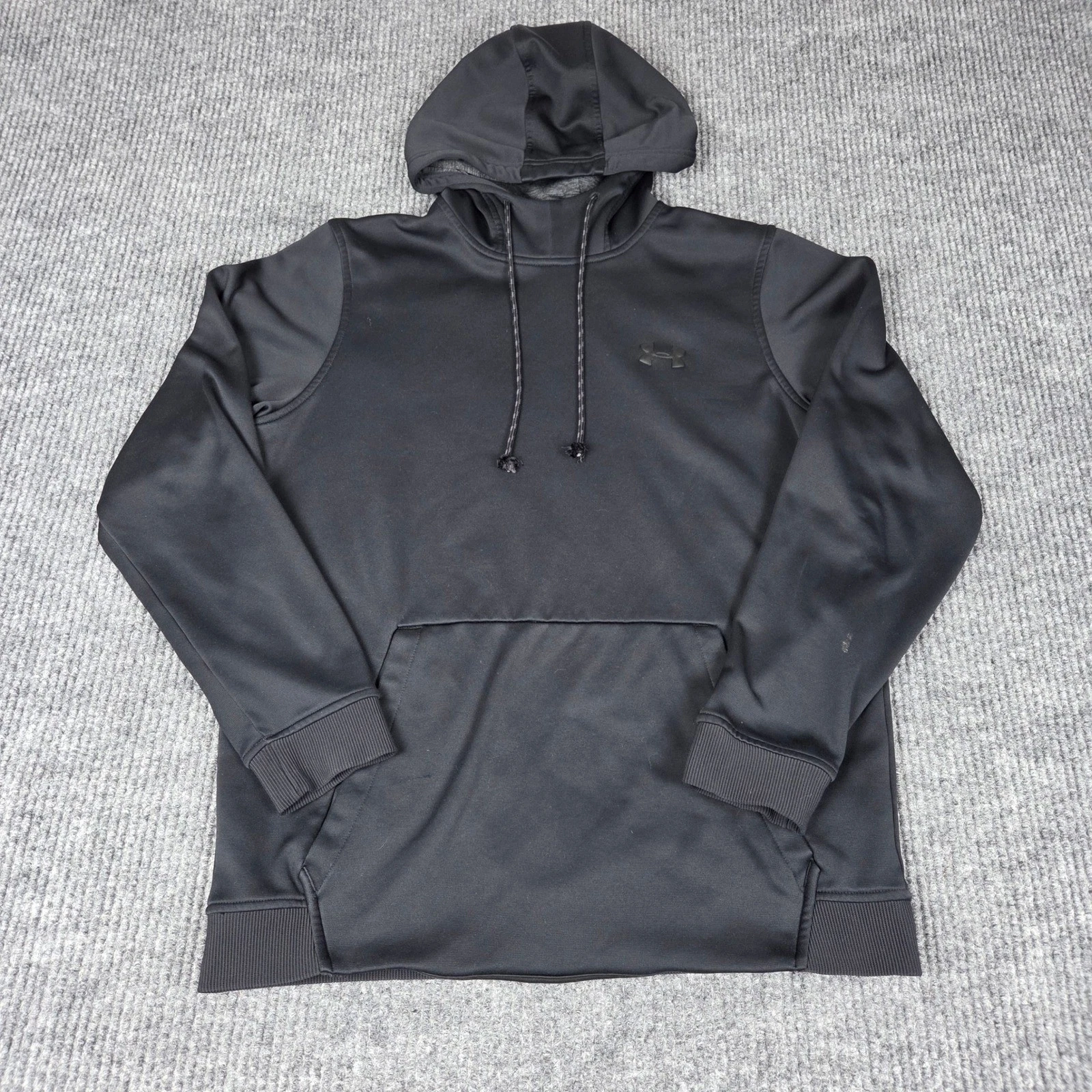 Under Armour Coldgear Men's Black Golf Hoodie Loose Fit Size M Athletic