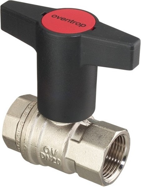Oventrop 1077106 Knebelgriff-Kugelhahn Optibal Pn 16, Messing Dn 20, 3/4Zoll Ig-image