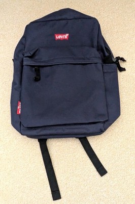 Rucksack Levi's L Pack Standard neu Navy-Blau  -  Größe: 26,5 x 13 x 40,5 cm