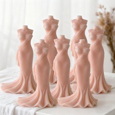 Wedding Dress Silicone Soap Bar Mold Candle Mold DIY Craft Plaster Resin Mold